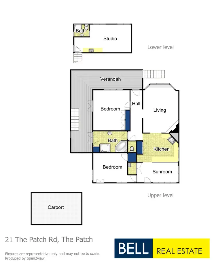Floorplan of Homely house listing, 21 The Patch Road, The Patch VIC 3792