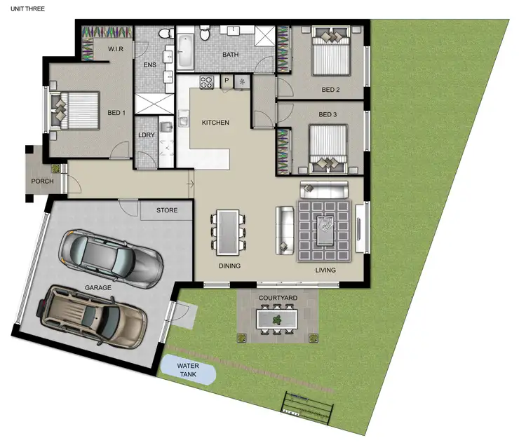 Floorplan of Homely townhouse listing, 3/21 Ian Crescent, Mitcham VIC 3132