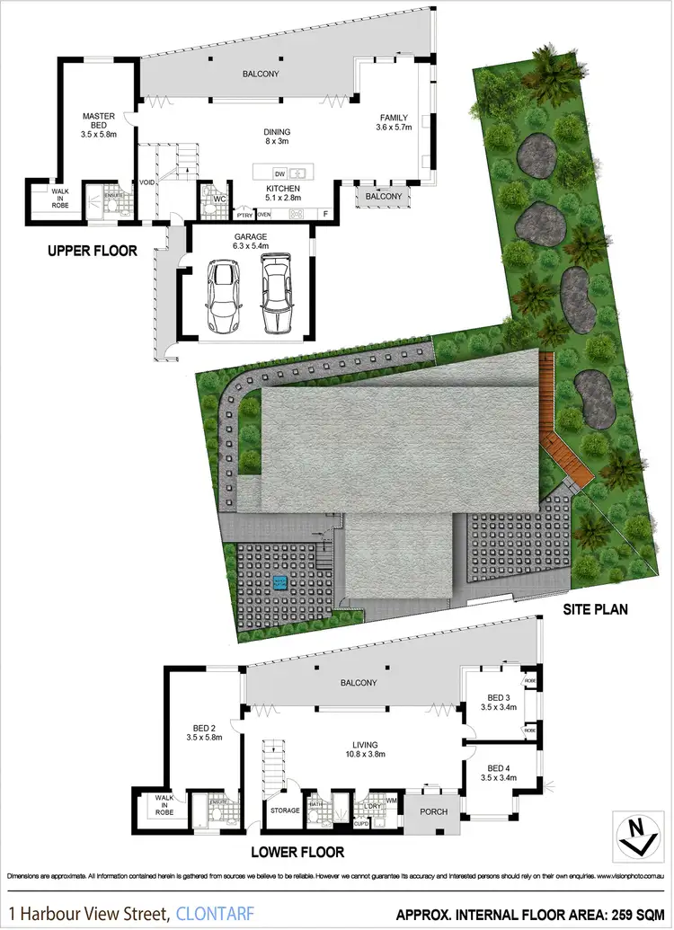 Floorplan of Homely house listing, 1 Harbour View Street, Clontarf NSW 2093