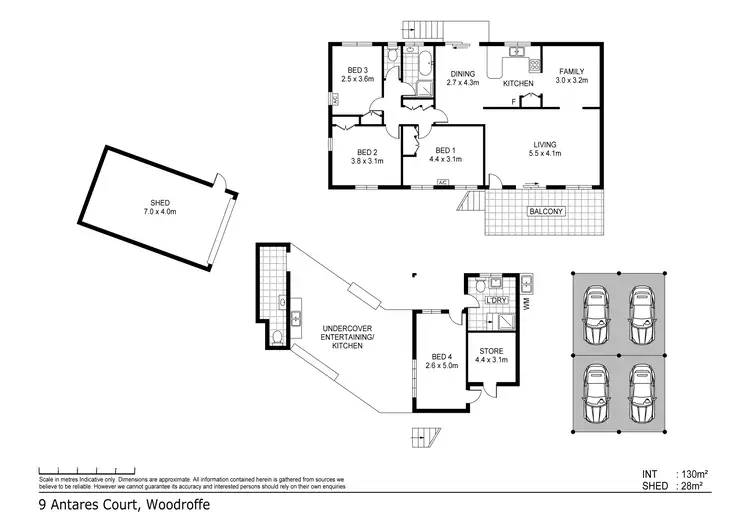 Floorplan of Homely house listing, 9 Antares Court, Woodroffe NT 830