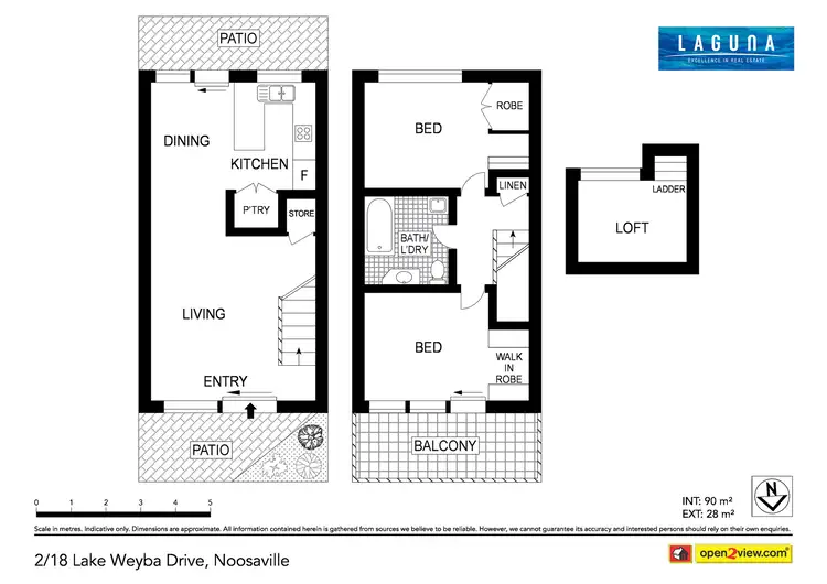 Floorplan of Homely apartment listing, 102/24 Lake Weyba Drive, Noosaville QLD 4566