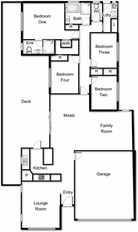 Floorplan of Homely house listing, 18 Allnutt Crescent, Forde ACT 2914