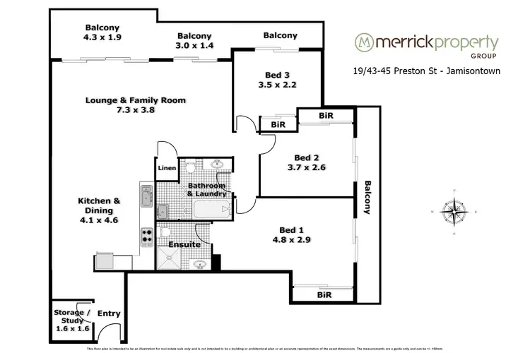 Floorplan of Homely unit listing, 19/43-45 Preston Street, Jamisontown NSW 2750