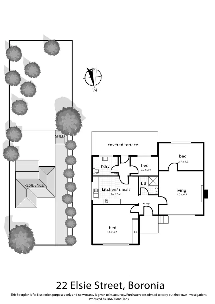 Floorplan of Homely house listing, 22 Elsie Street, Boronia VIC 3155