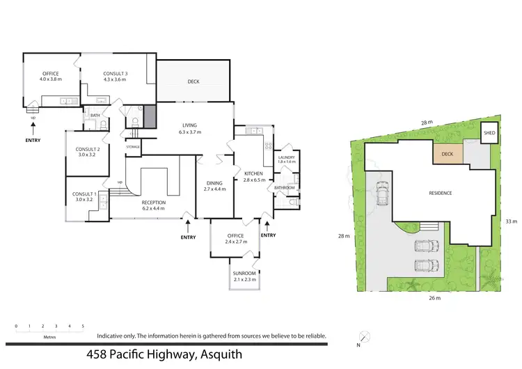 Floorplan of Homely house listing, 458 Peats Ferry Road, Asquith NSW 2077