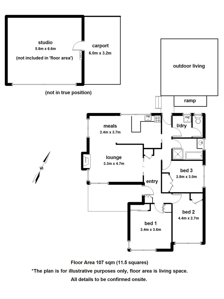 Floorplan of Homely house listing, 57 Station Street, Belgrave VIC 3160