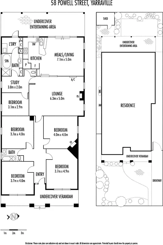 Floorplan of Homely house listing, 58 Powell Street, Yarraville VIC 3013