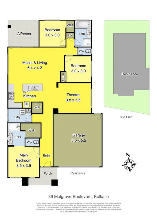 Floorplan of Homely house listing, 39 Mulgrave Boulevard, Kalkallo VIC 3064