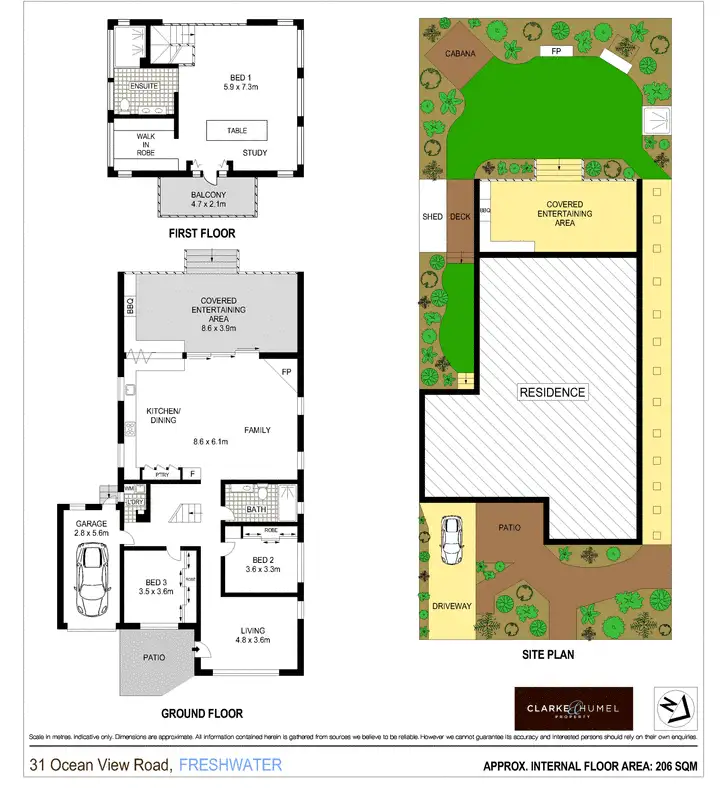 Floorplan of Homely house listing, 31 Ocean View Road, Freshwater NSW 2096