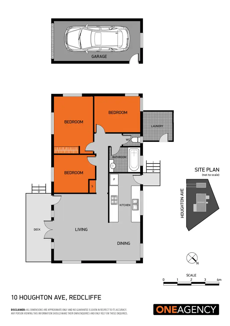 Floorplan of Homely house listing, 10 Houghton Avenue, Redcliffe QLD 4020
