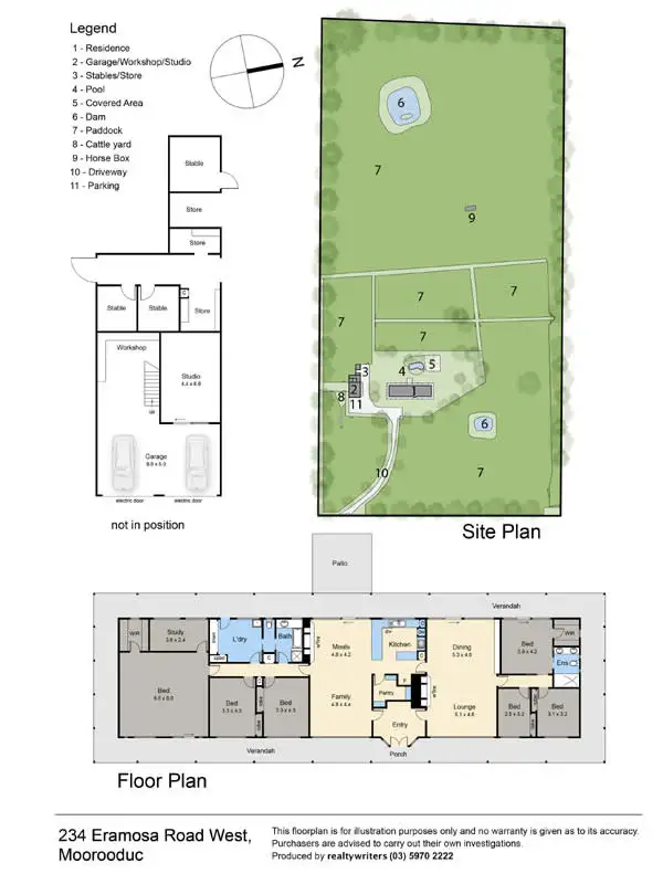 Floorplan of Homely house listing, 234 Eramosa Road West, Moorooduc VIC 3933