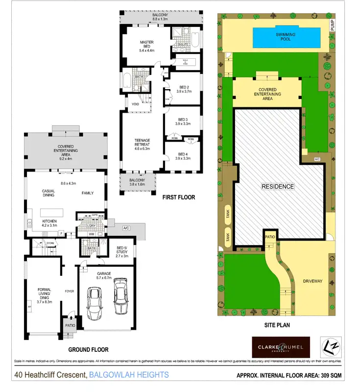 Floorplan of Homely house listing, 40 Heathcliff Crescent, Balgowlah Heights NSW 2093
