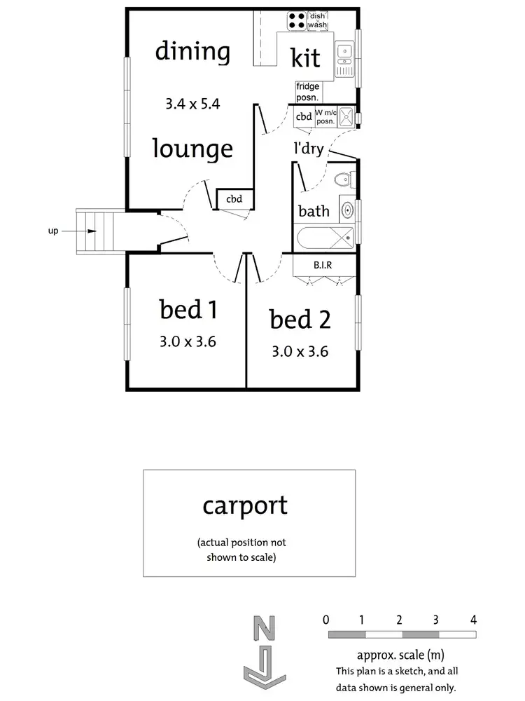 Floorplan of Homely unit listing, 8/189 Bayswater Road, Bayswater North VIC 3153