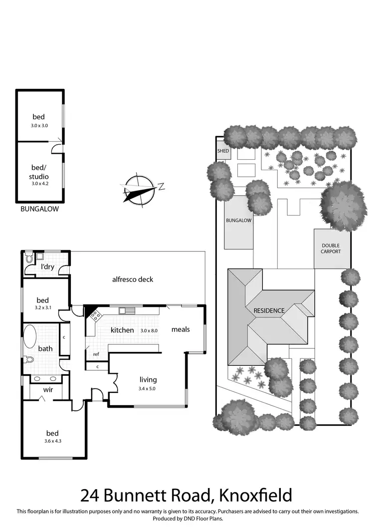 Floorplan of Homely house listing, 24 Bunnett Road, Knoxfield VIC 3180