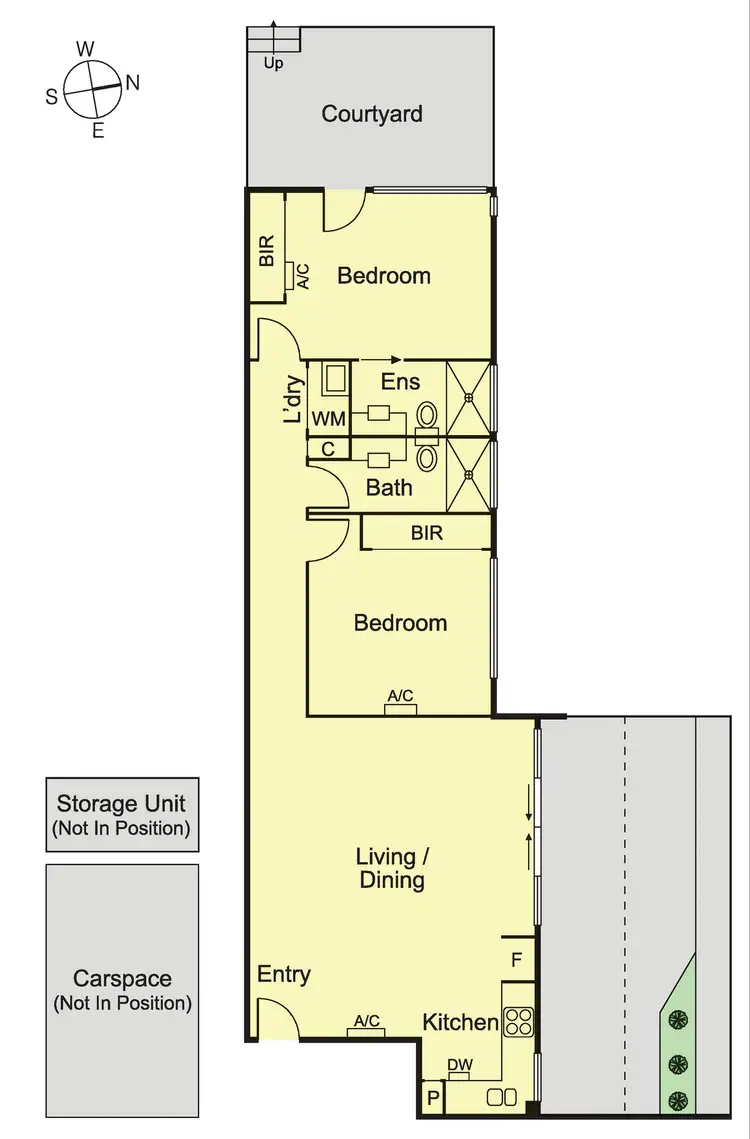 Floorplan of Homely apartment listing, 2/27 Lansdowne Road, St Kilda East VIC 3183