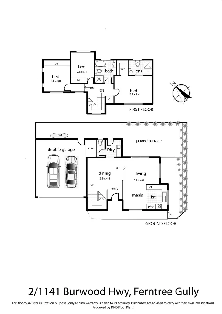 Floorplan of Homely house listing, 2/1141 Burwood Highway, Ferntree Gully VIC 3156