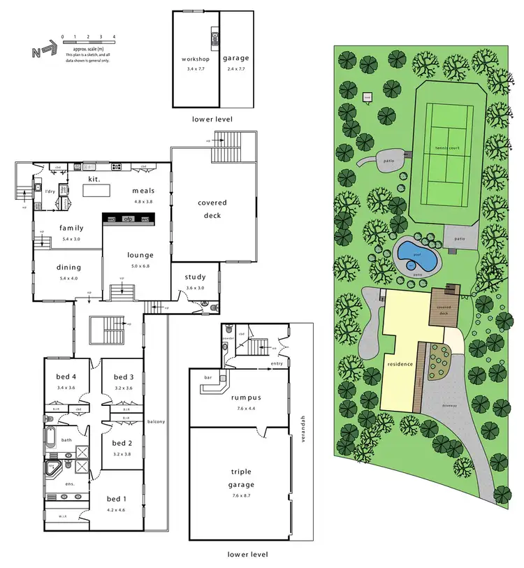 Floorplan of Homely house listing, 23 Oakland Drive, Warrandyte VIC 3113