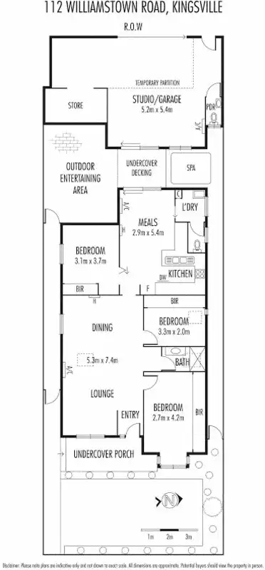 Floorplan of Homely house listing, 112 Williamstown Road, Kingsville VIC 3012