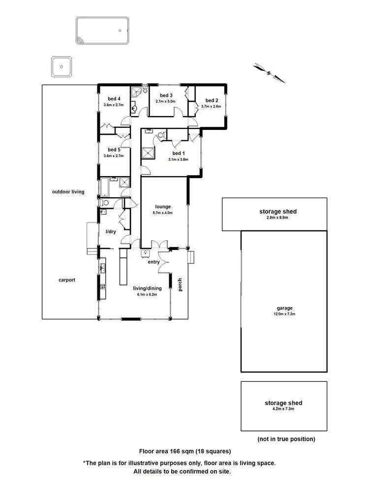 Floorplan of Homely house listing, 325 Glenview Road, Launching Place VIC 3139