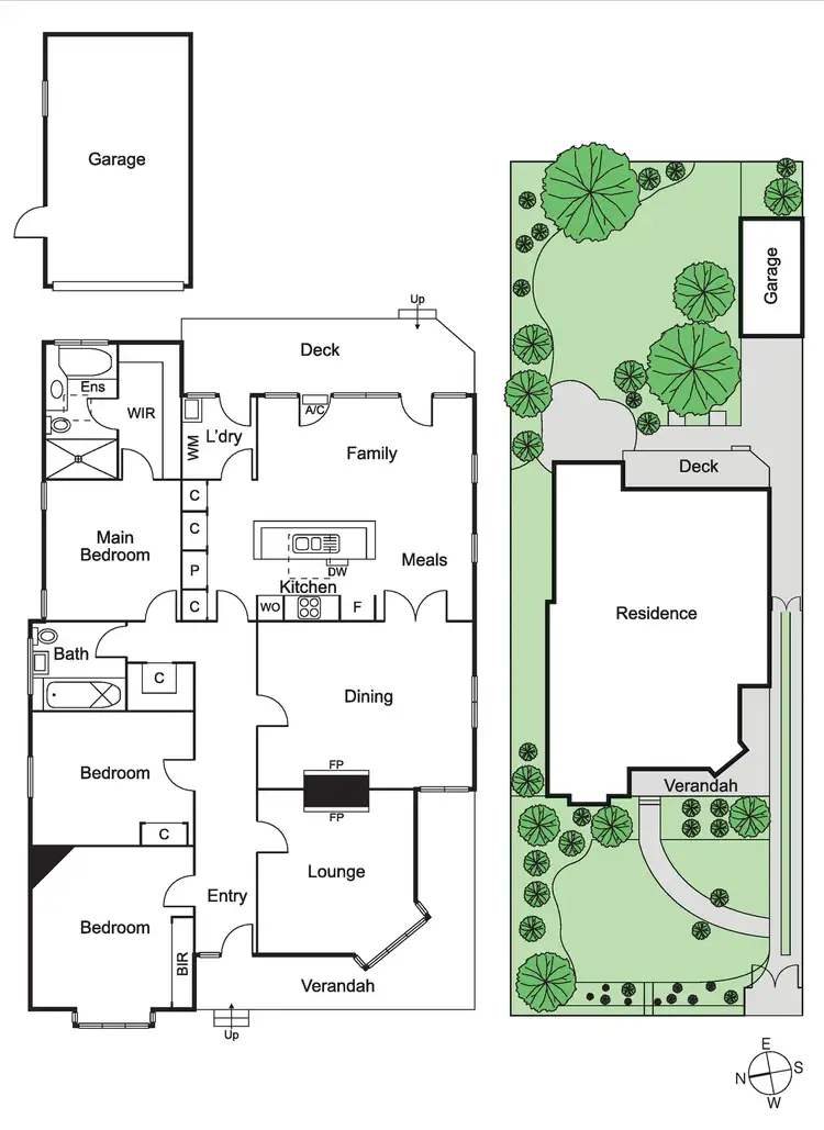 Floorplan of Homely house listing, 40 Begonia Road, Gardenvale VIC 3185
