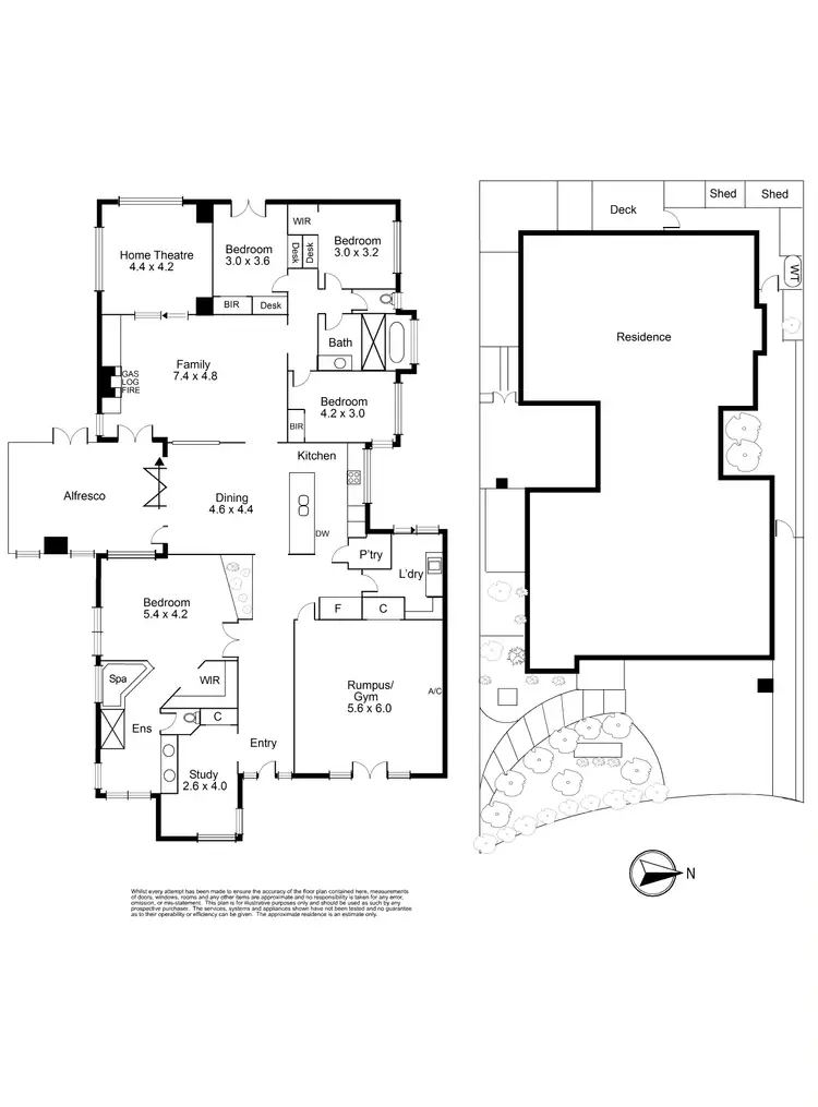 Floorplan of Homely house listing, 5 Vaucluse Rise, Doreen VIC 3754