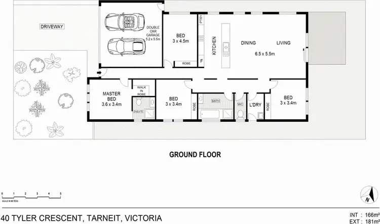 Floorplan of Homely house listing, 40 Tyler Crescent, Tarneit VIC 3029