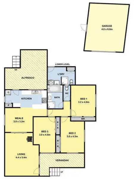 Floorplan of Homely house listing, 6 Gabba Court, Anglesea VIC 3230