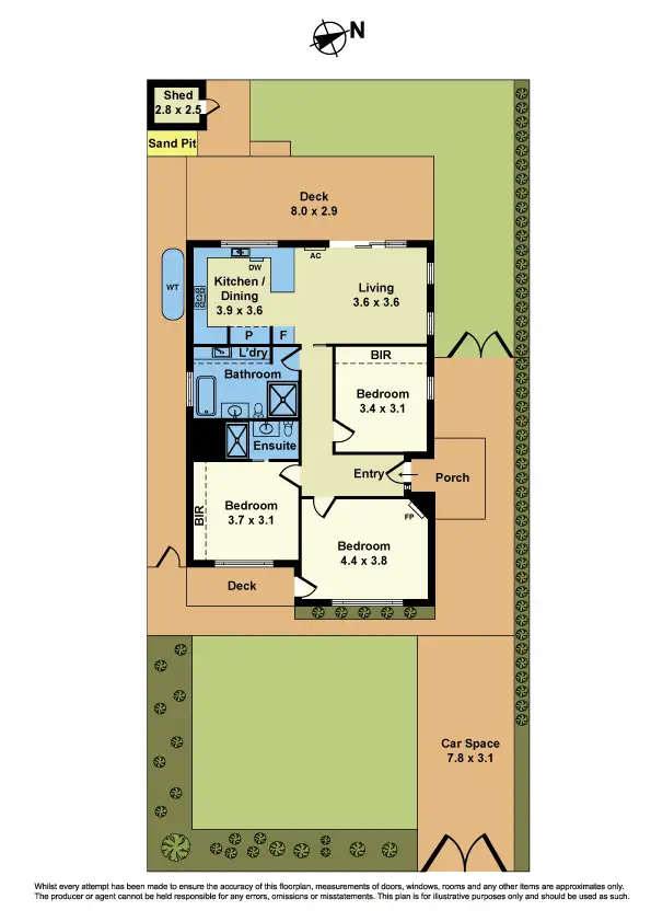 Floorplan of Homely house listing, 15 Oxford Street, Newport VIC 3015
