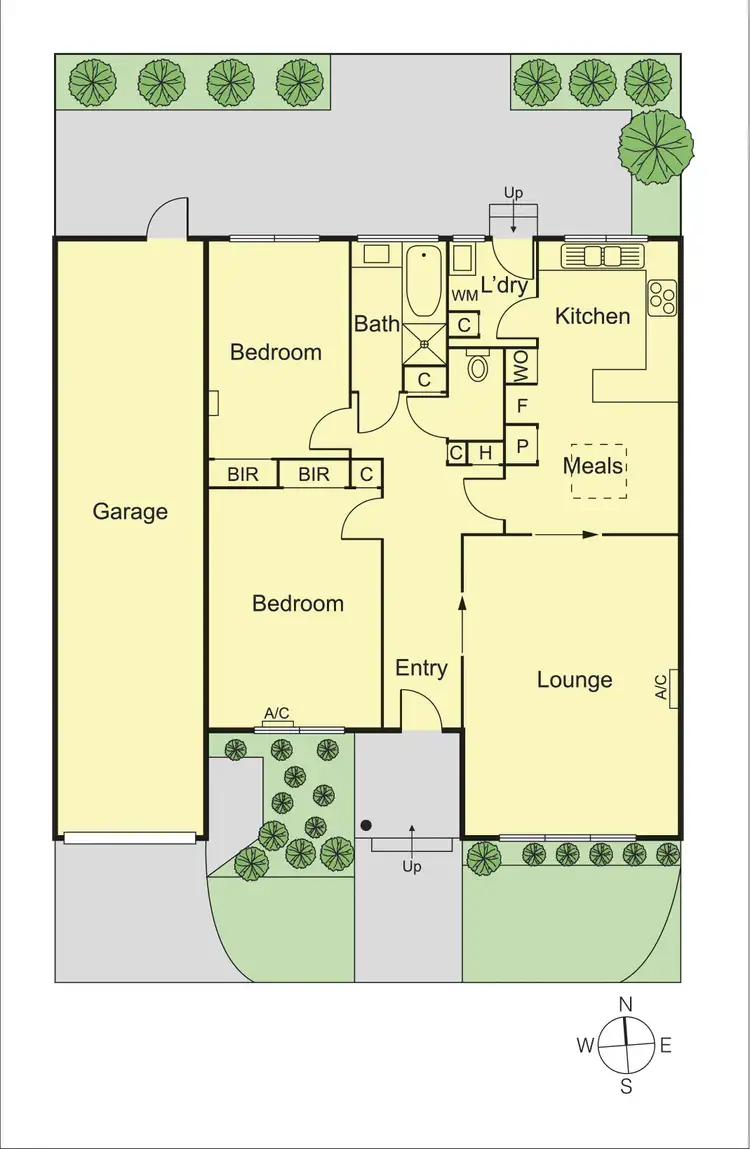 Floorplan of Homely unit listing, 3/6 Crosbie Road, Murrumbeena VIC 3163