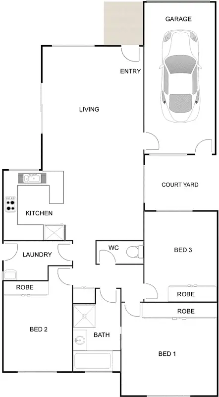 Floorplan of Homely townhouse listing, 7/106 Britten-jones Drive, Holt ACT 2615