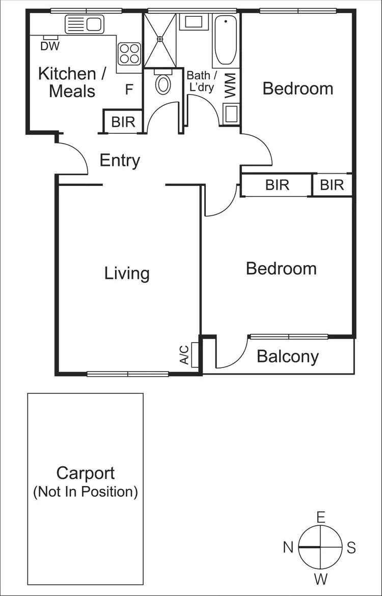 Floorplan of Homely apartment listing, 6/19 Trevascus Street, Caulfield South VIC 3162