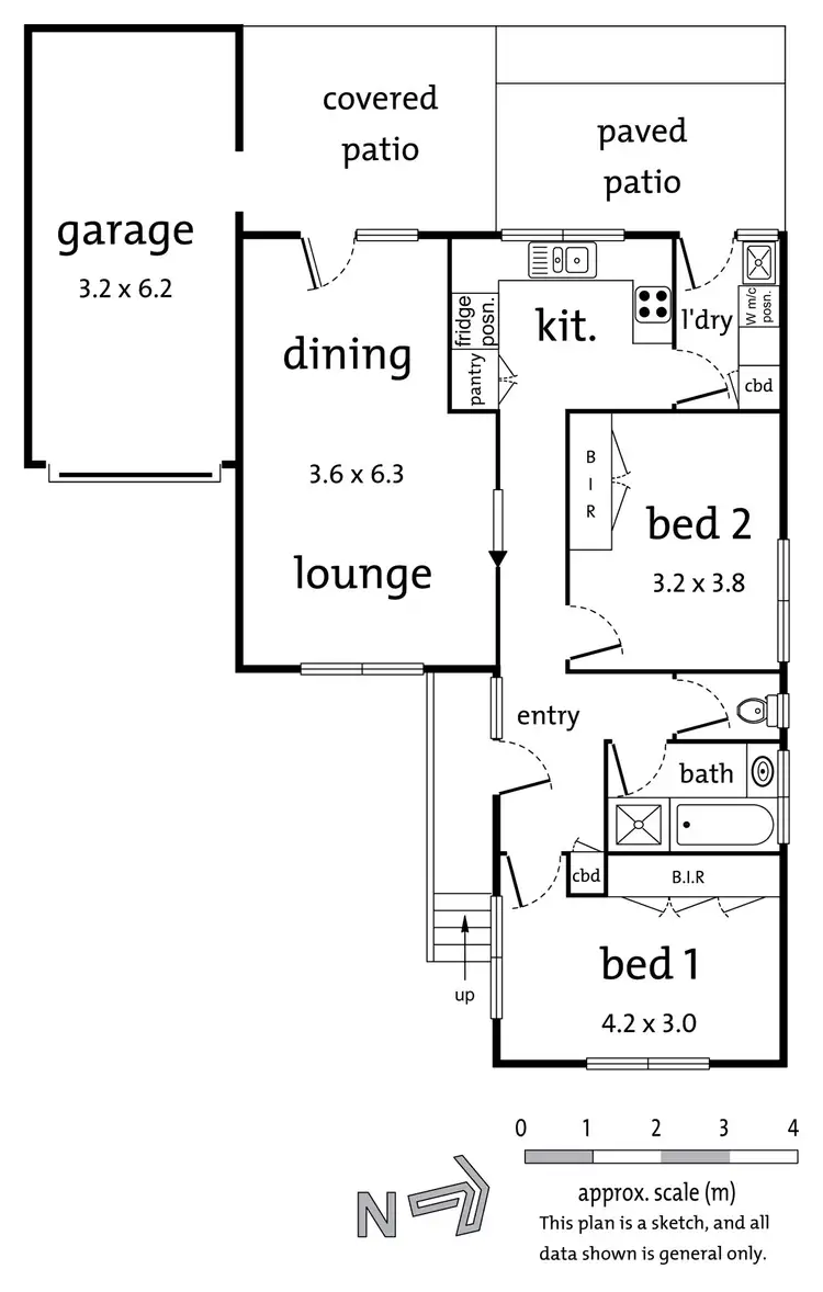 Floorplan of Homely unit listing, 2/88 Albion Road, Box Hill VIC 3128