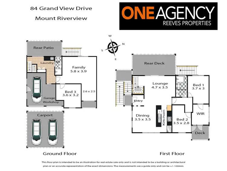Floorplan of Homely house listing, 84 Grand View Drive, Mount Riverview NSW 2774
