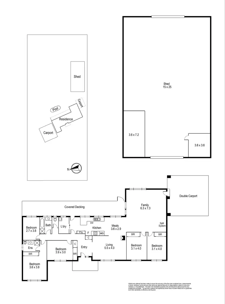Floorplan of Homely house listing, 280 Seventh Avenue, Eden Park VIC 3757