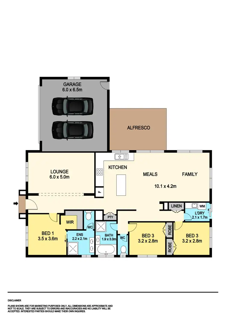 Floorplan of Homely house listing, 28 Grand Junction Drive, Miners Rest VIC 3352