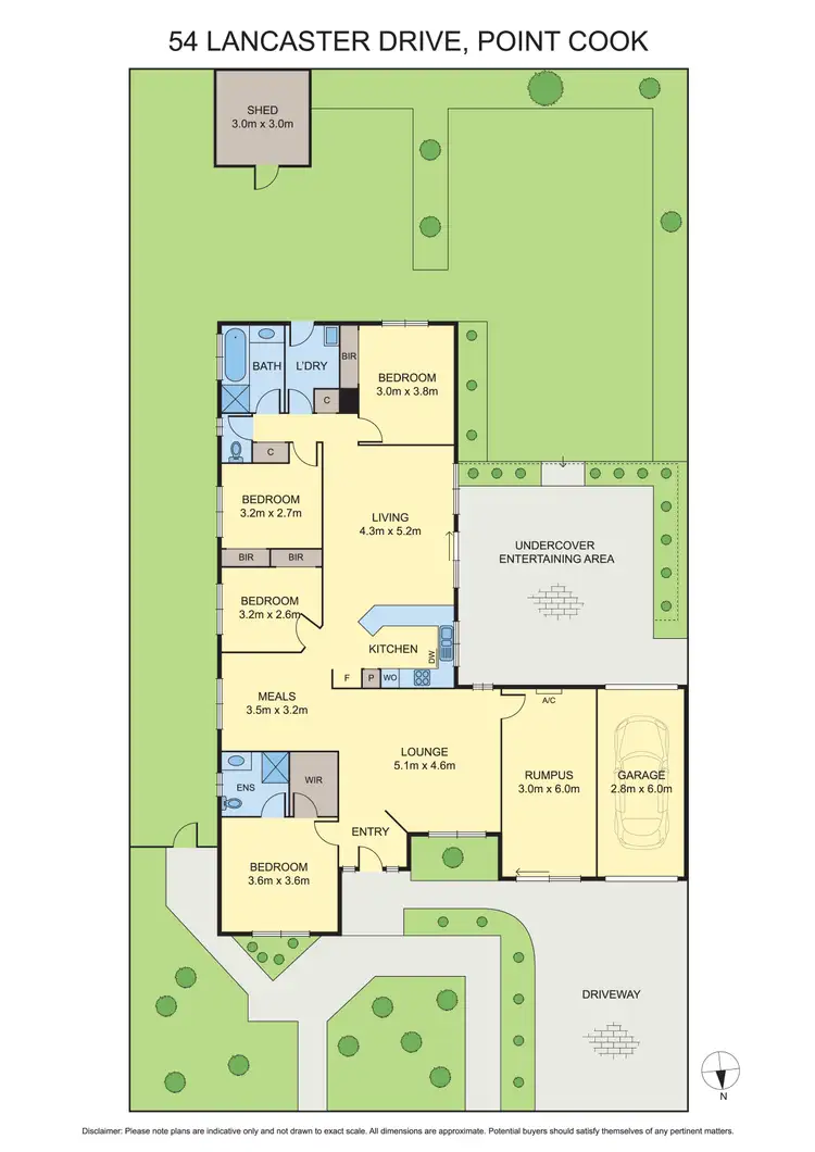 Floorplan of Homely house listing, 54 Lancaster Drive, Point Cook VIC 3030