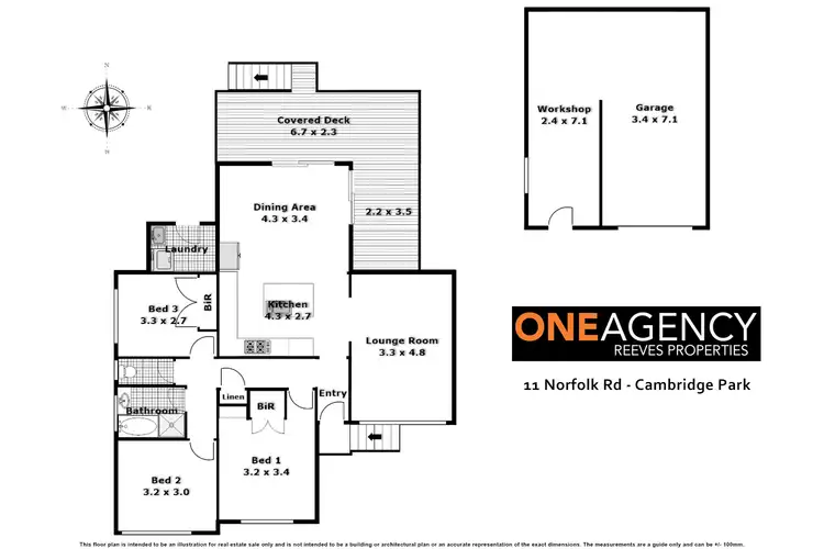 Floorplan of Homely house listing, 11 Norfolk Road, Cambridge Park NSW 2747