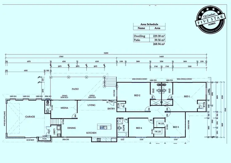 Floorplan of Homely house listing, 21 Broadhurst Drive, Gracemere QLD 4702