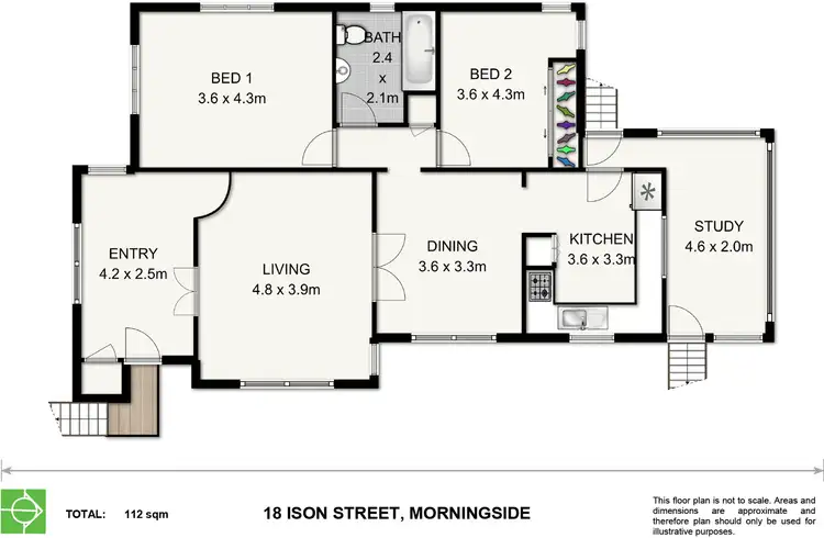 Floorplan of Homely house listing, 18 Ison Street, Morningside QLD 4170