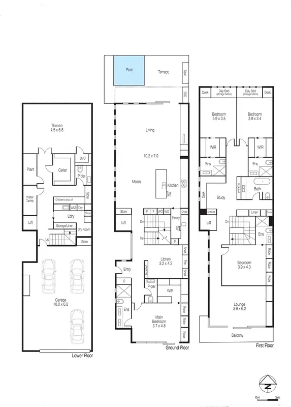 Floorplan of Homely house listing, 8A Highfield Grove, Kew VIC 3101