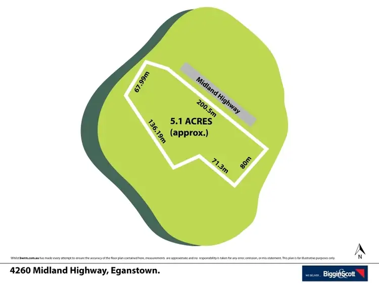 Floorplan of Homely land listing, 4260 Midland Highway, Daylesford VIC 3460
