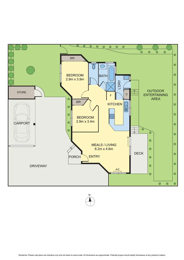 Floorplan of Homely unit listing, 2/77 Brougham Street, Eltham VIC 3095