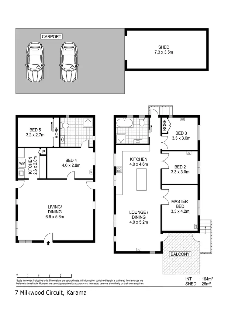 Floorplan of Homely house listing, 7 Milkwood Circuit, Karama NT 812
