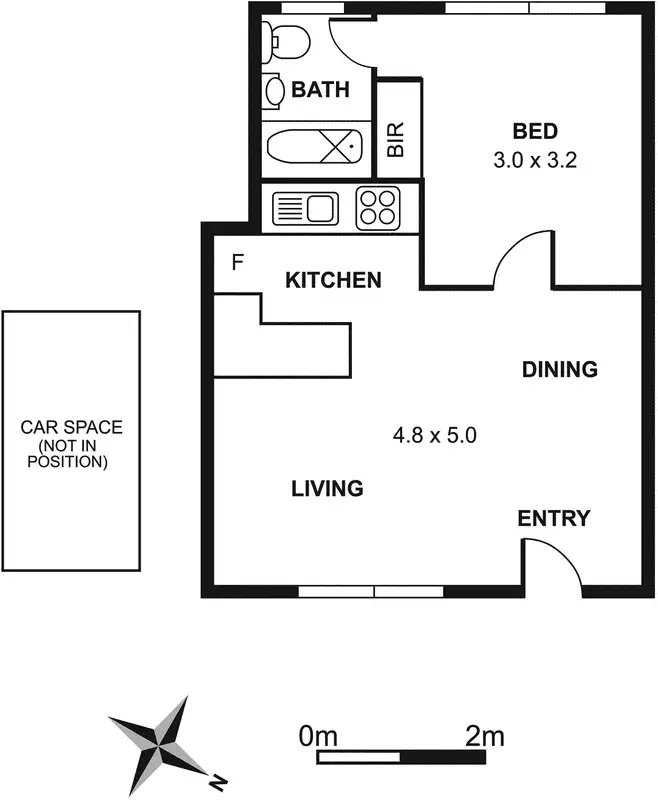 Floorplan of Homely apartment listing, 9/9 Kemp Street, Thornbury VIC 3071