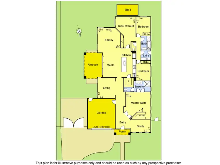 Floorplan of Homely house listing, 13 Breenview Place, Doreen VIC 3754