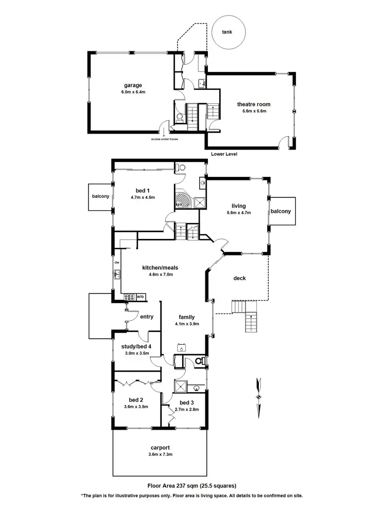 Floorplan of Homely house listing, 22 Warwick Farm Road, Olinda VIC 3788