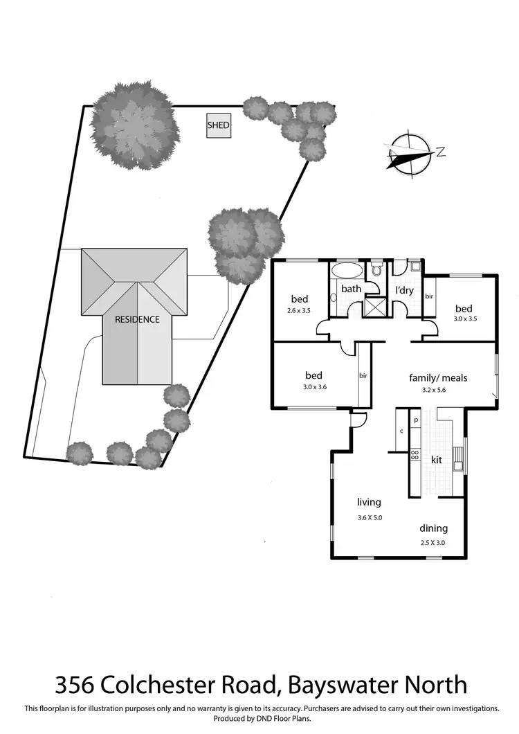 Floorplan of Homely house listing, 356 Colchester Road, Bayswater North VIC 3153