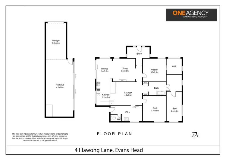 Floorplan of Homely house listing, 4 Illawong Lane, Evans Head NSW 2473