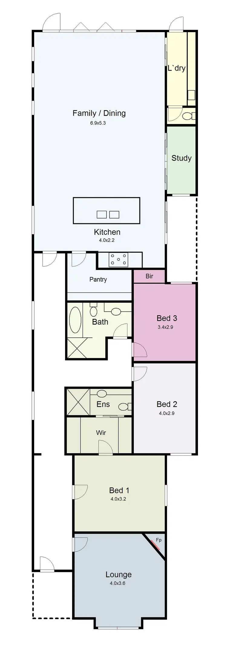 Floorplan of Homely house listing, 17 Junction Street, Newington VIC 3350