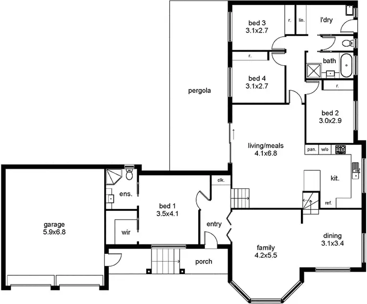 Floorplan of Homely house listing, Address available on request